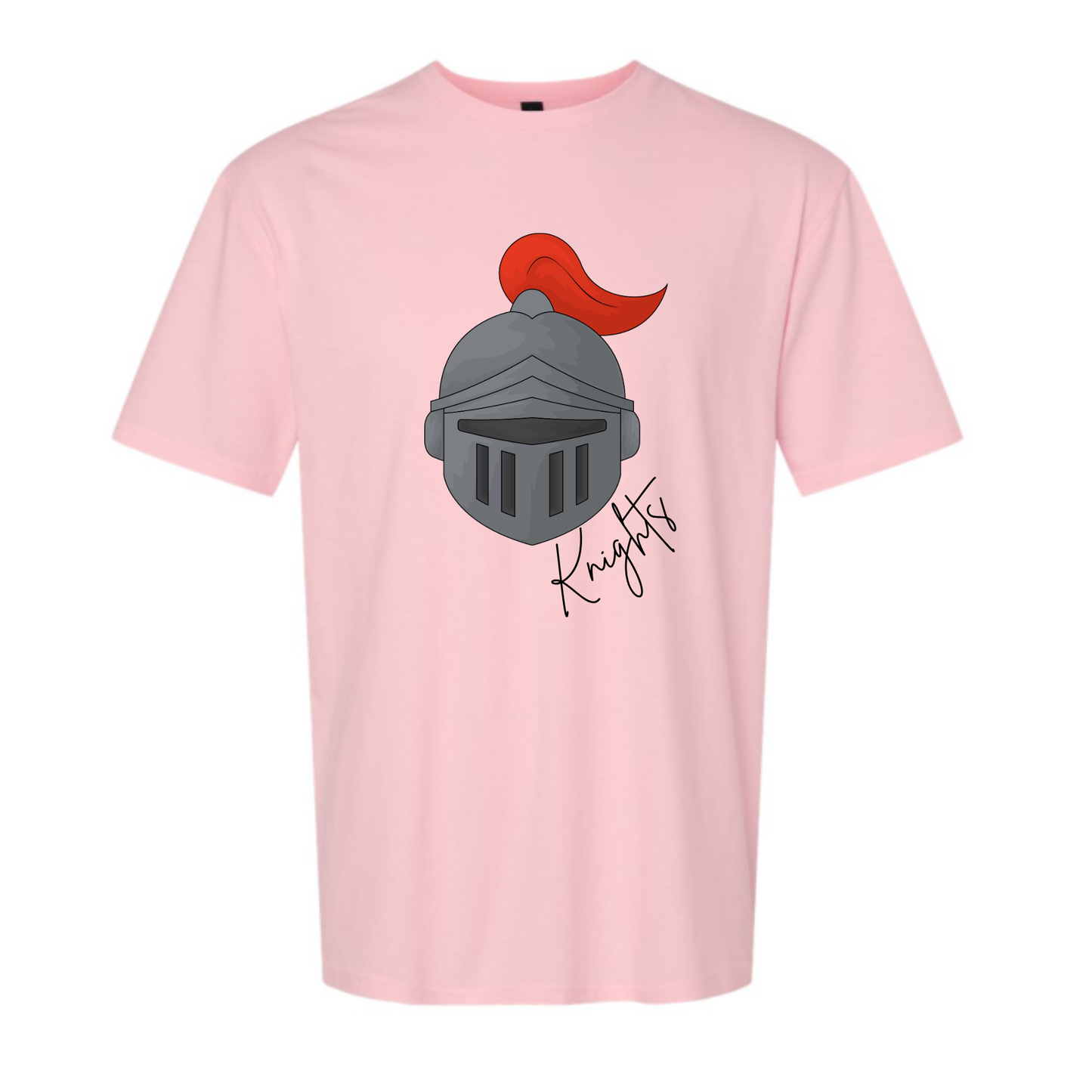 Sketched Knight tee - Light Pink