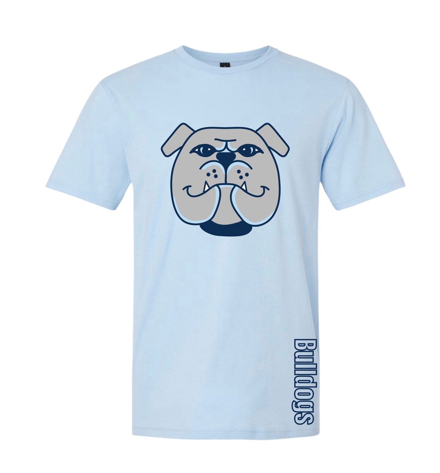 Bulldog tee - Light Blue