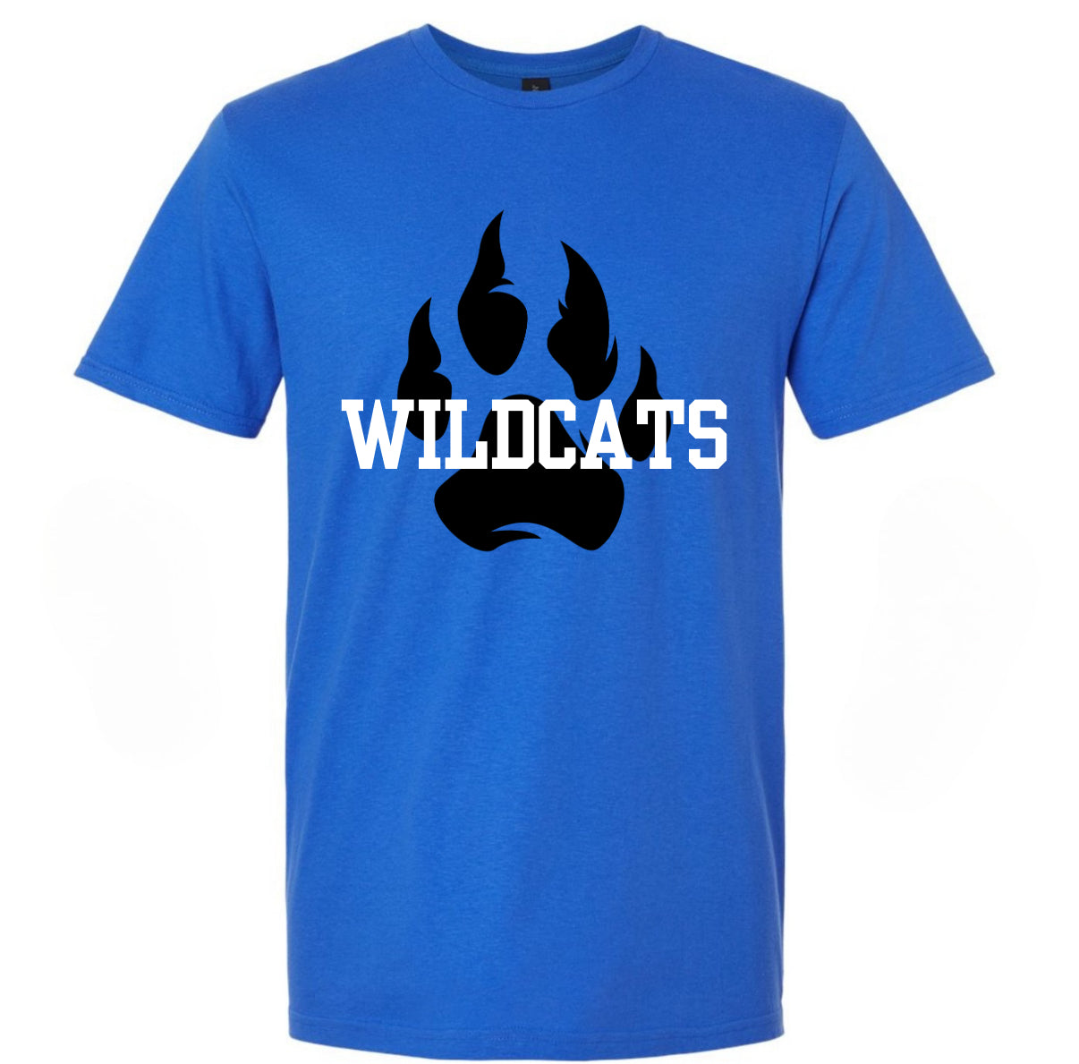 Wildcats Pawprint tee - Blue