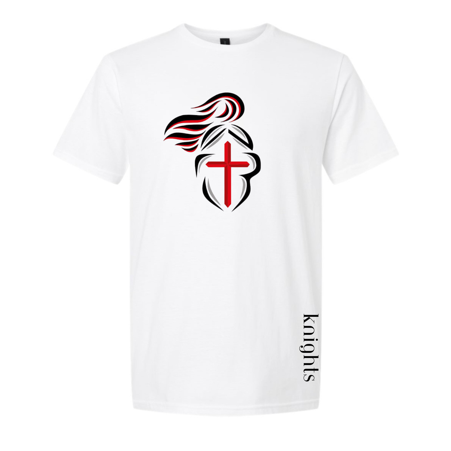 Knight Cross tee - White