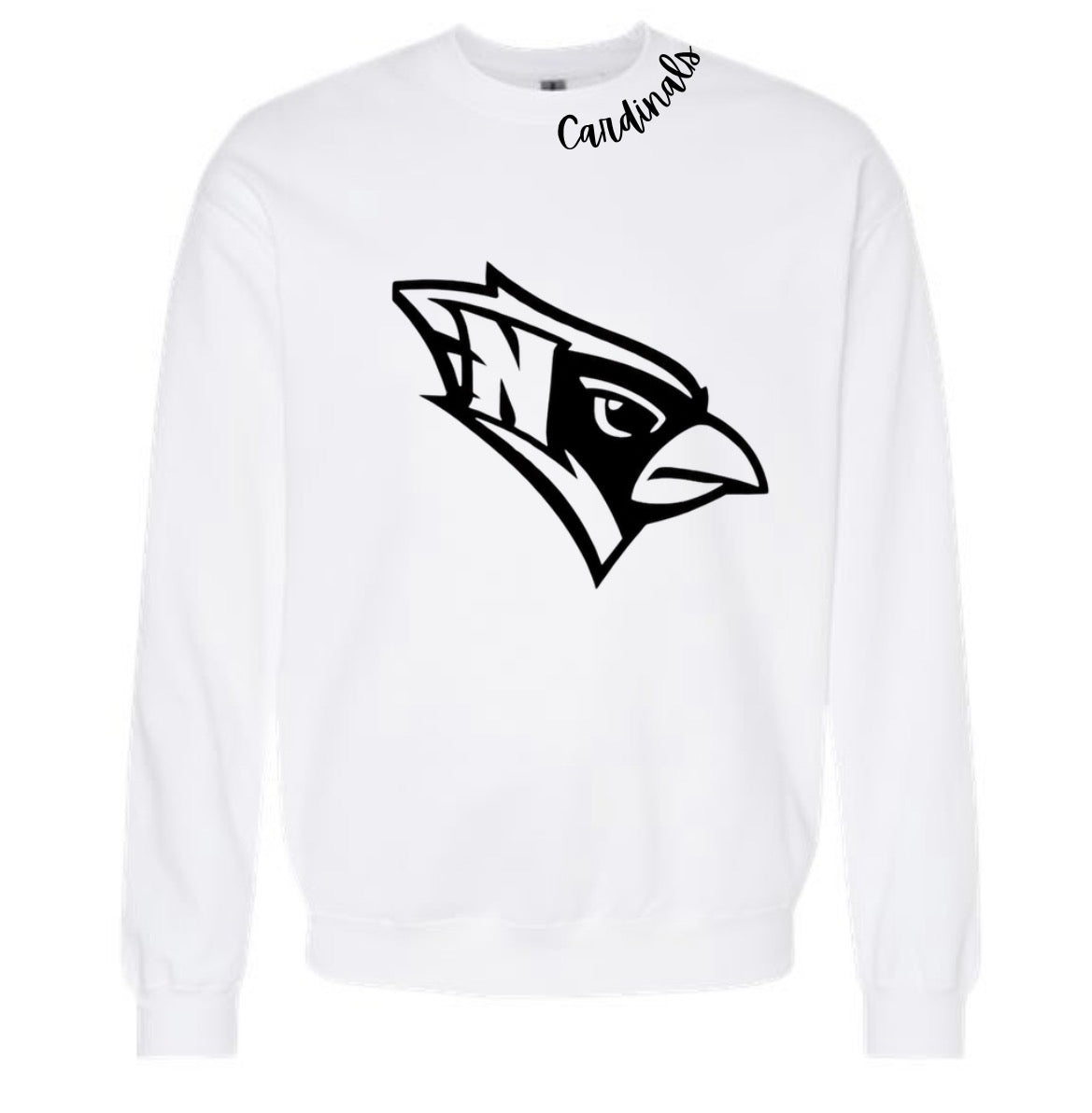 Cardinals Crewneck - White