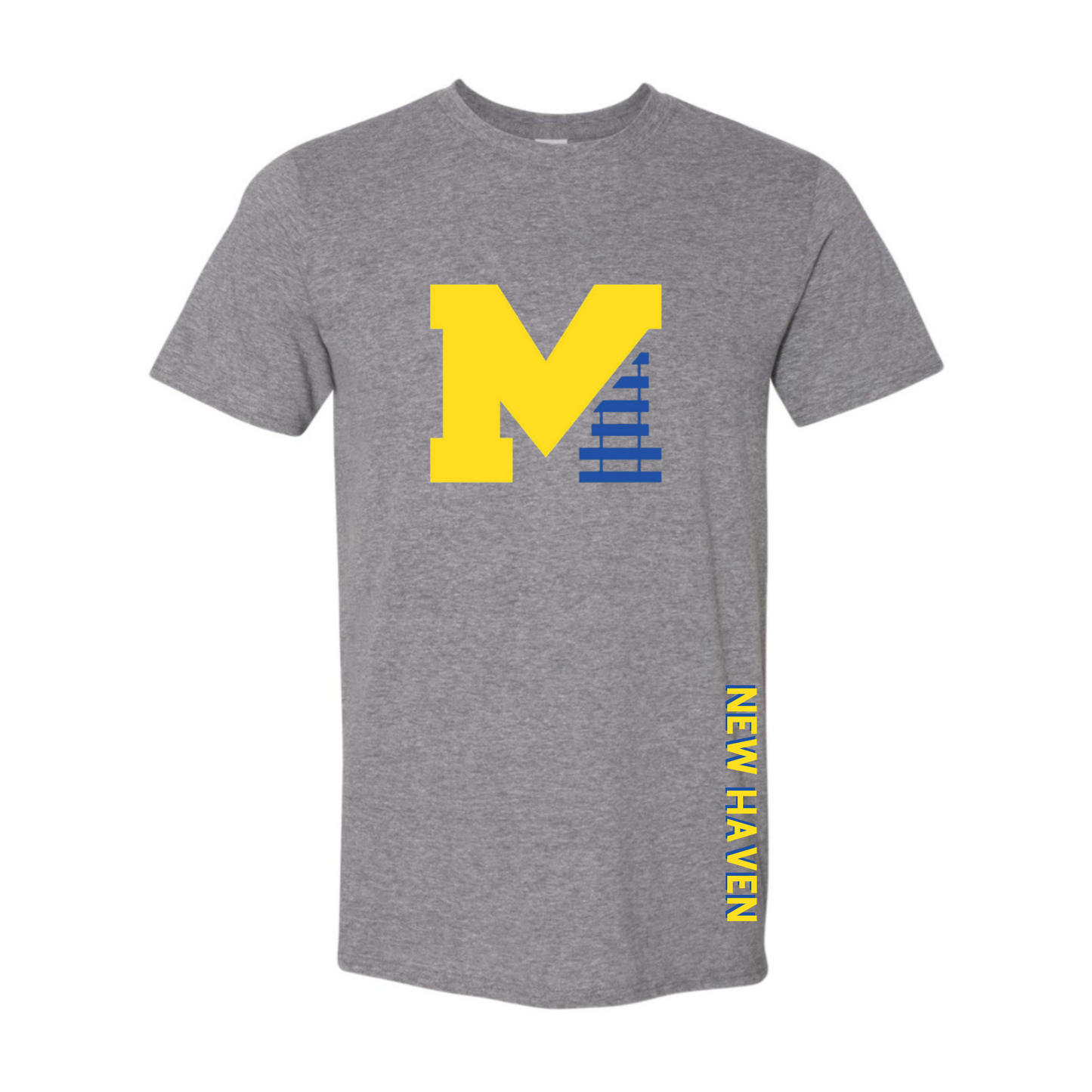 NH Mustangs tee - Grey (Copy)
