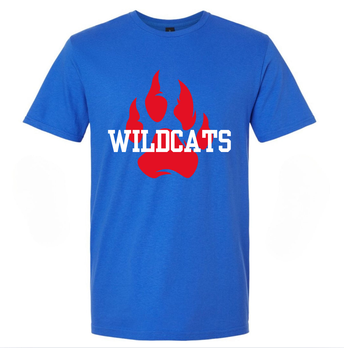Wildcats Pawprint tee - Blue