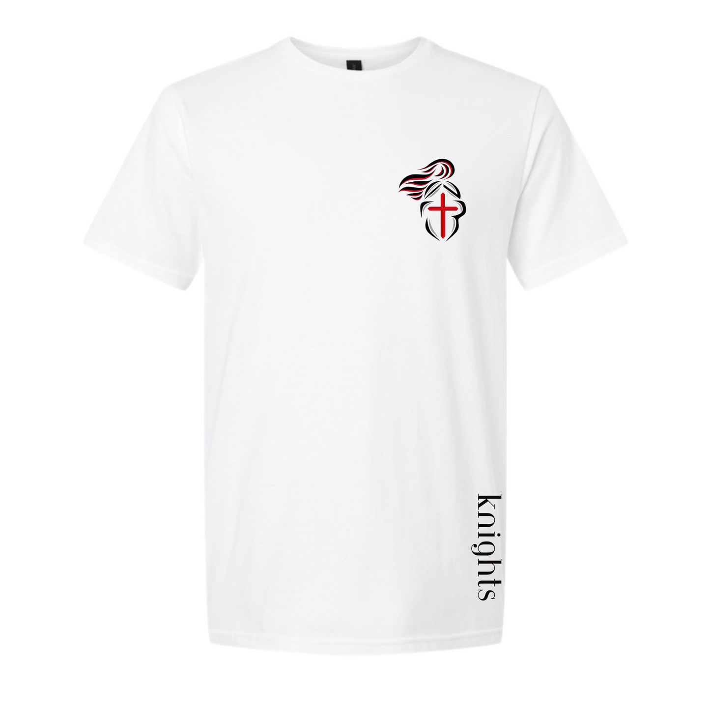 Knight Cross pocket tee - White