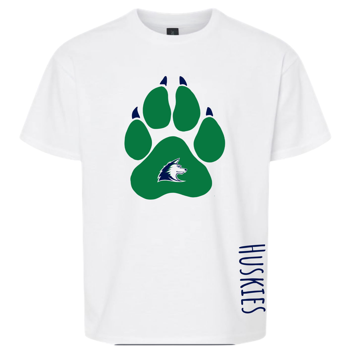 Huskies Paw Tee - White