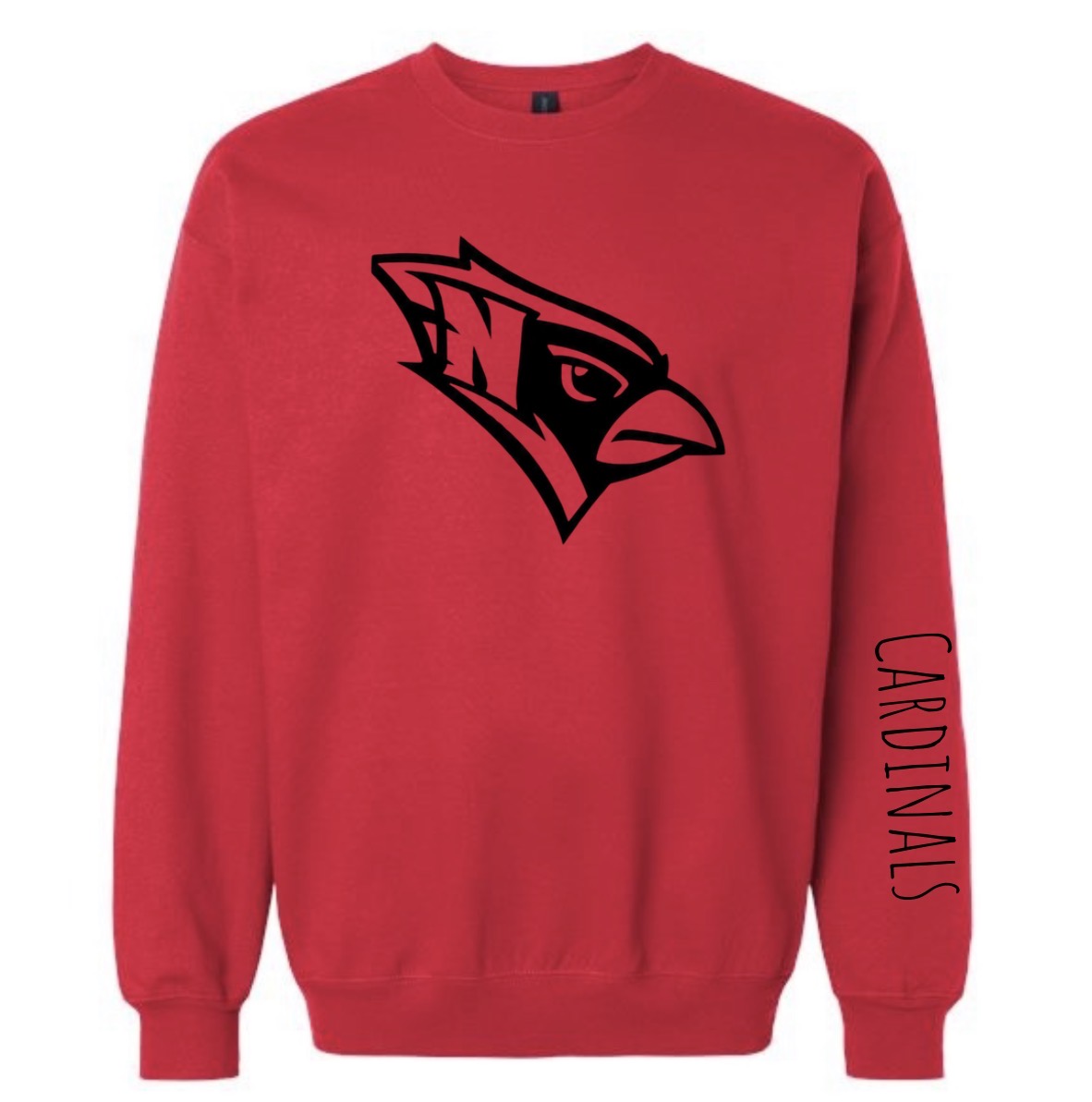Cardinals Sleeve Crewneck - Red