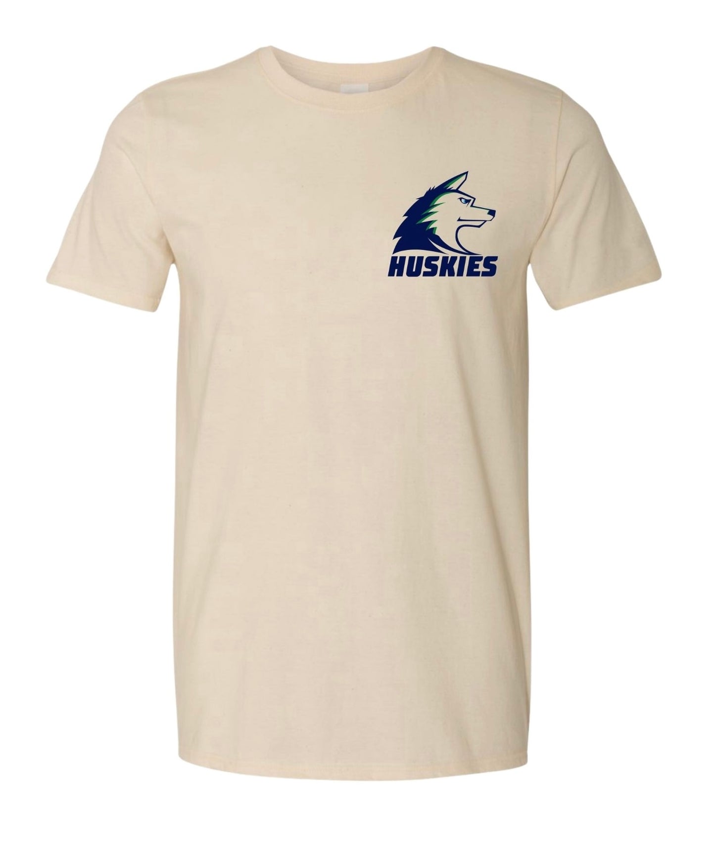 Huskies pocket tee - Natural