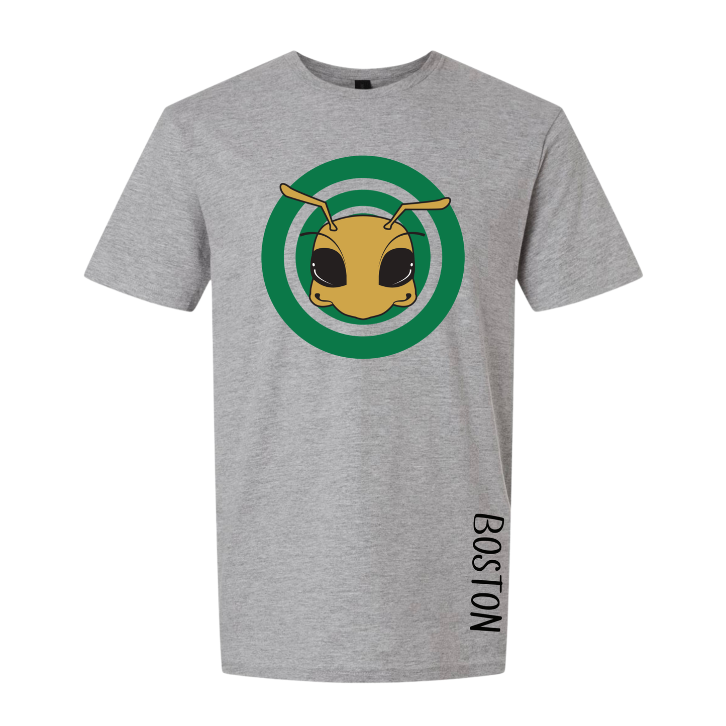 Boston Bullseye tee - Grey