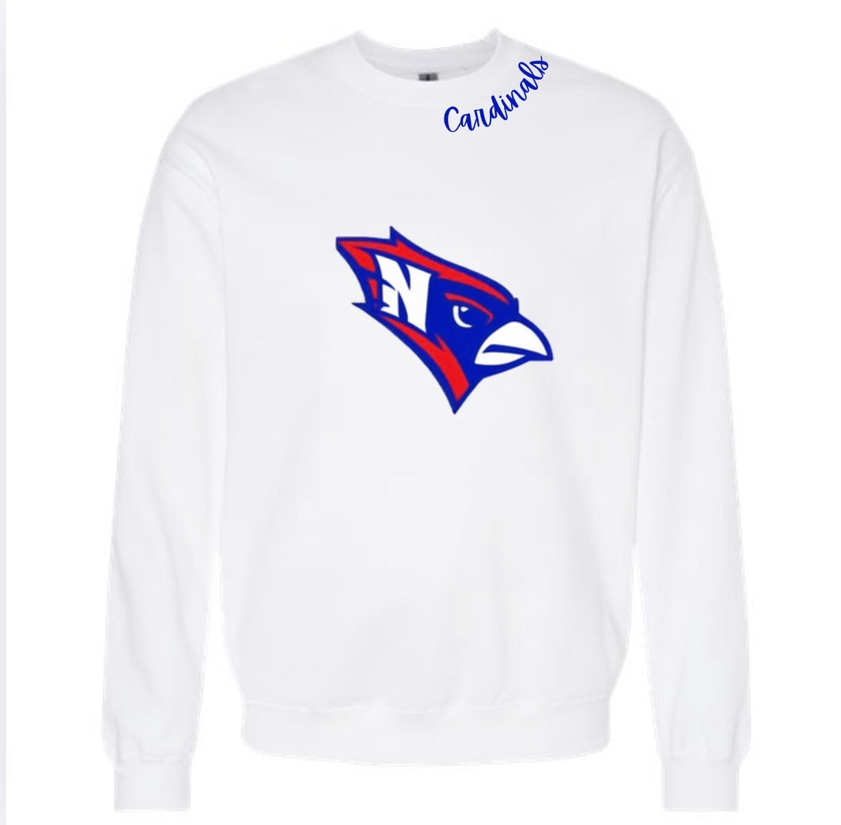 Cardinals Crewneck - White