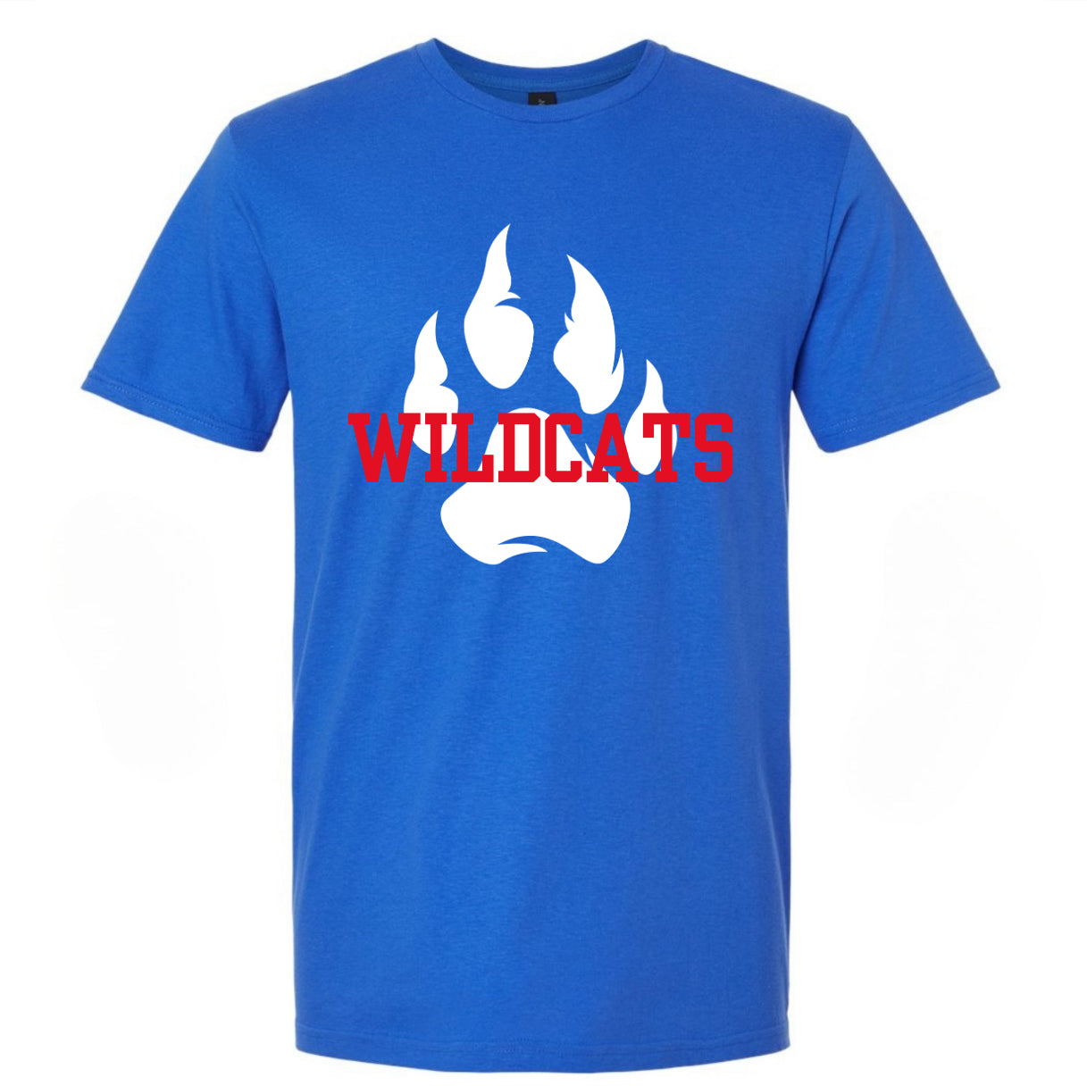 Wildcats Pawprint tee - Blue