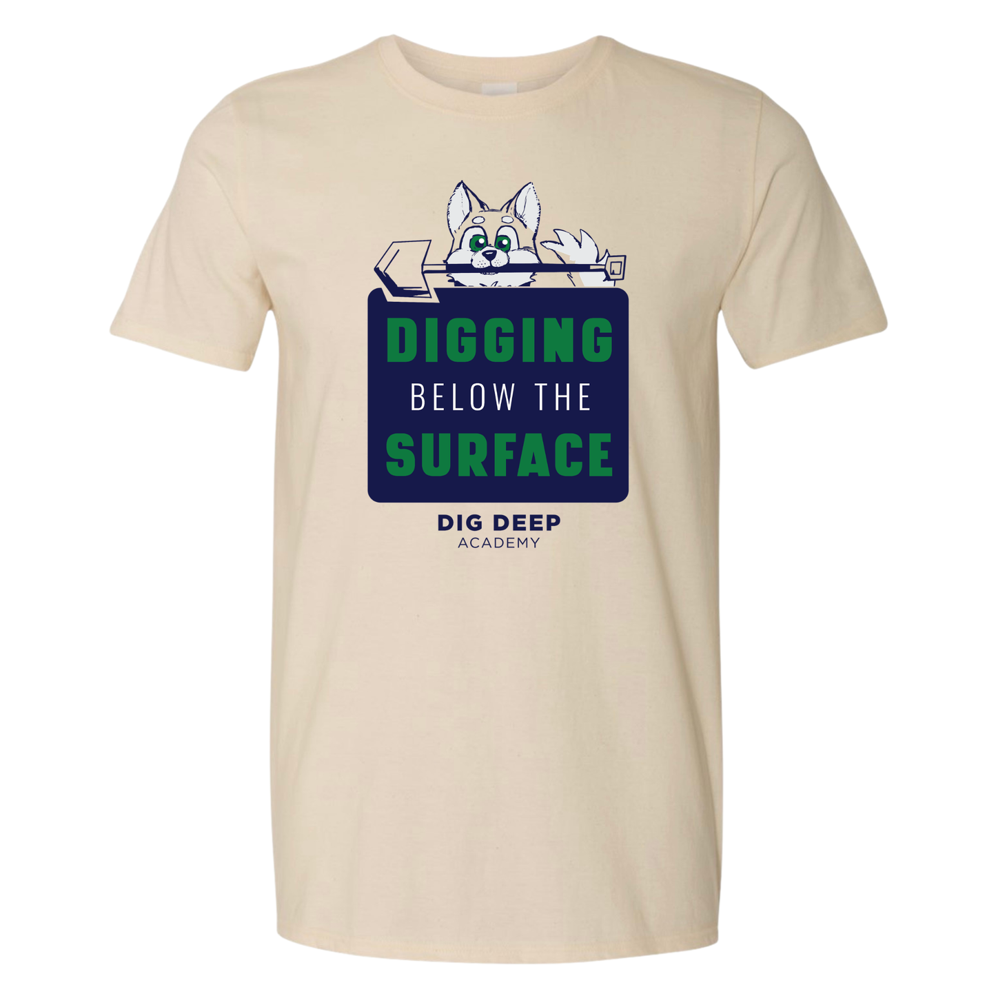 Digging Below the Surface Tee - Tan