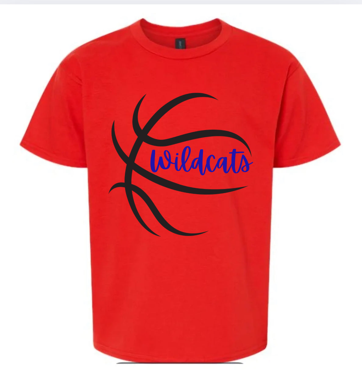 Wildcats Basketball tee - Red