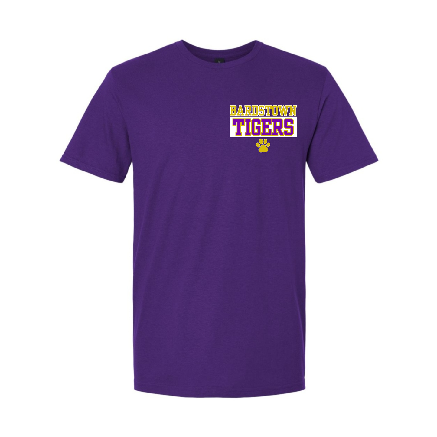 Bardstown Tigers Pocket Tee- Purple