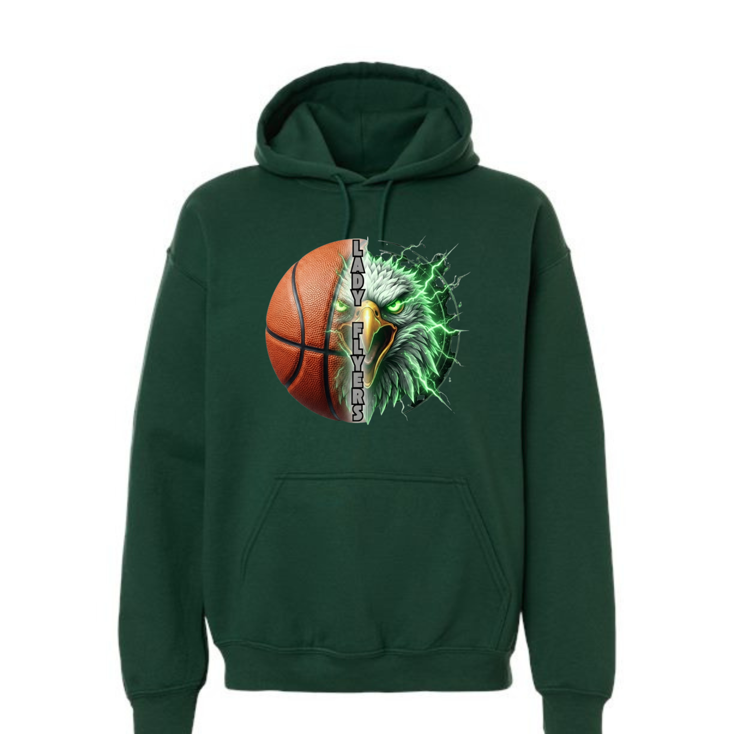 Lady Flyers Hoodie - Dark Green