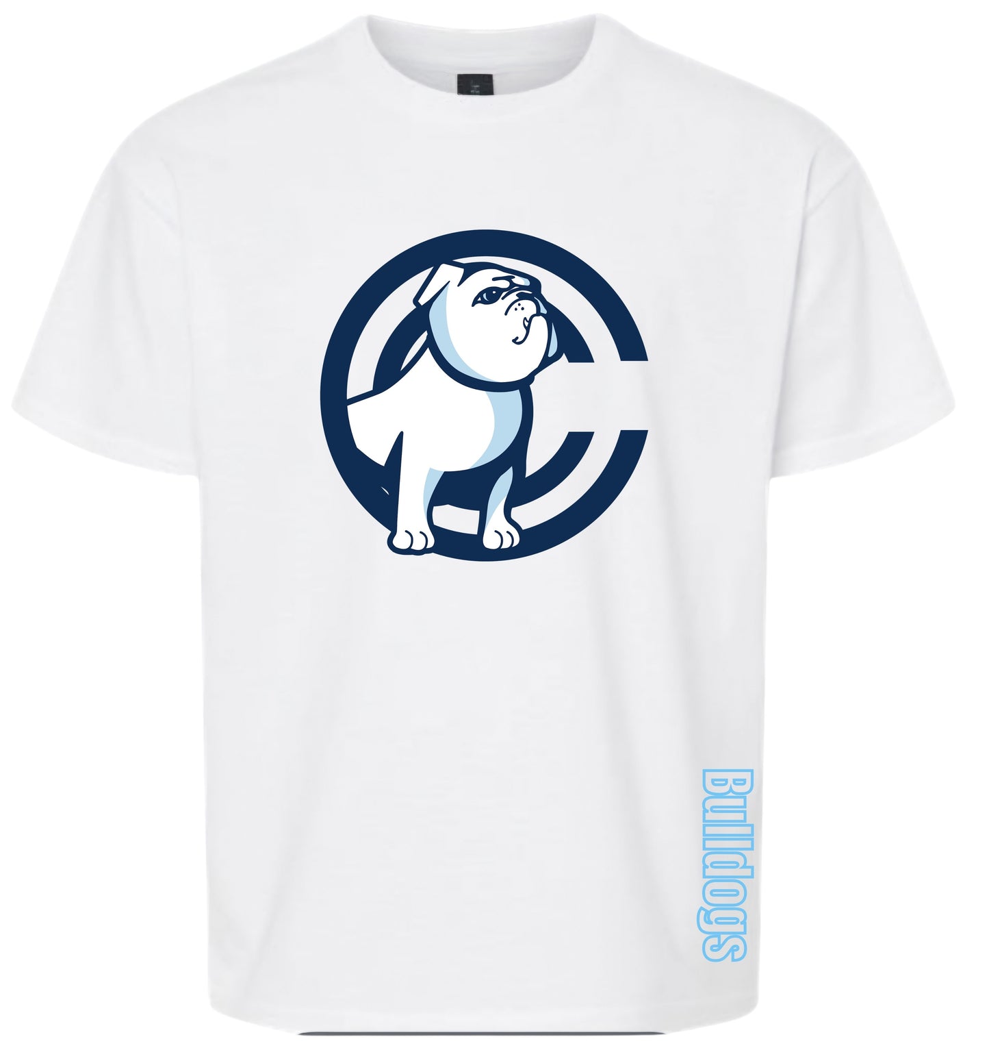 Bulldog inside CC - White