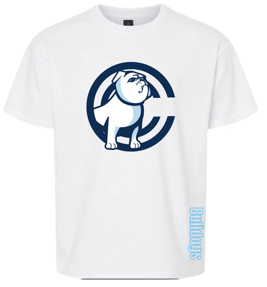 Bulldog inside CC - White