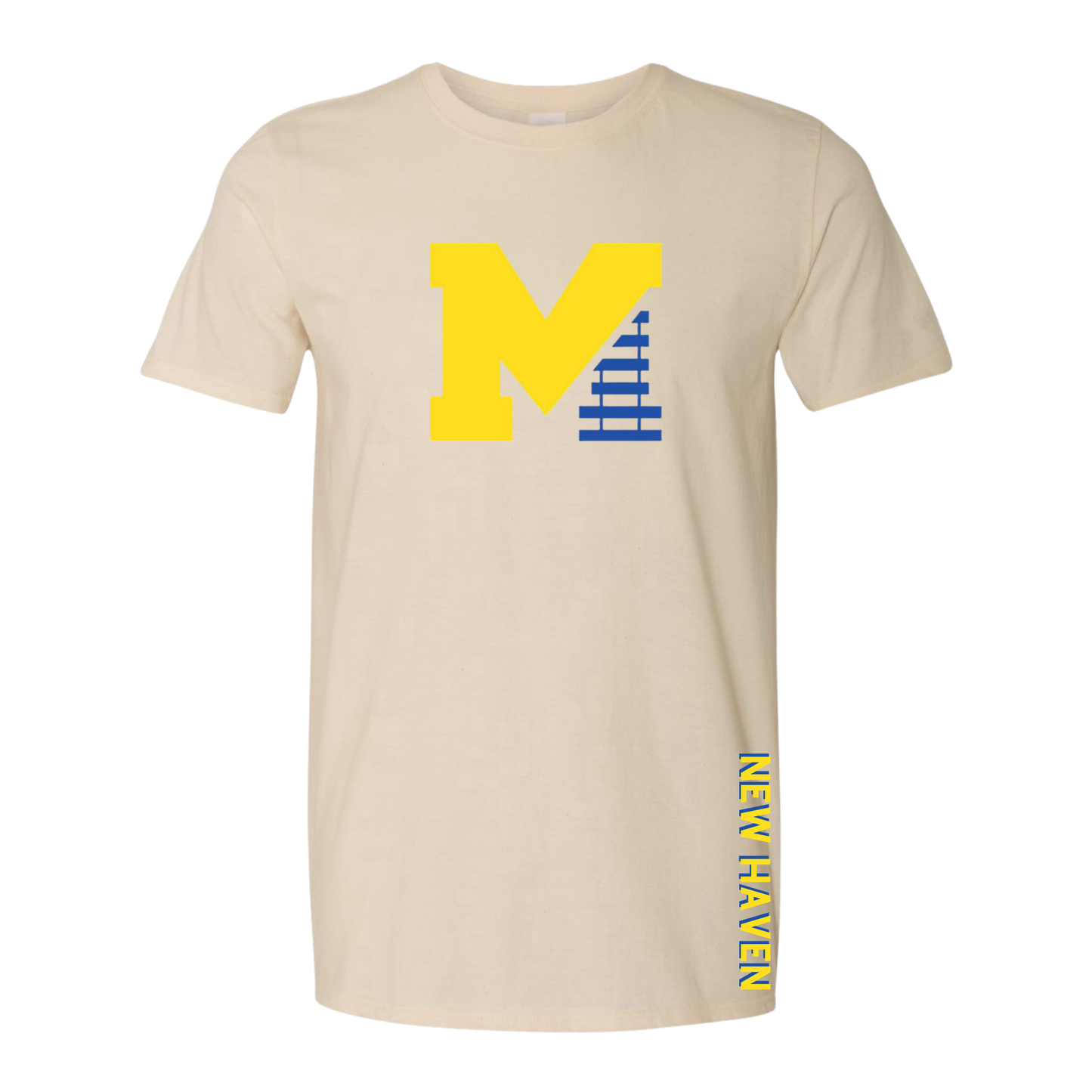 NH Mustangs tee - Neutral