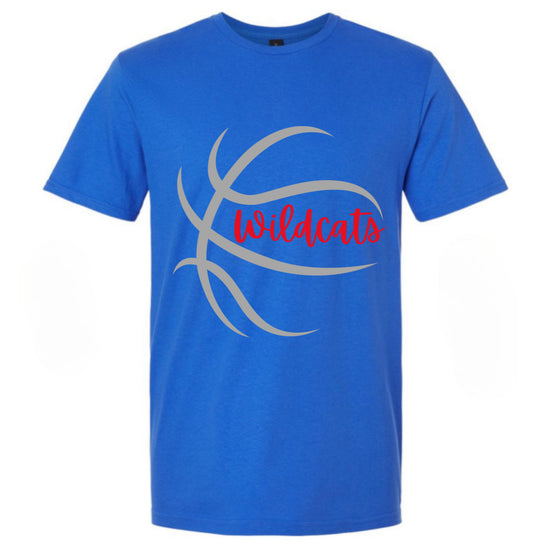 Wildcats Basketball tee - Blue