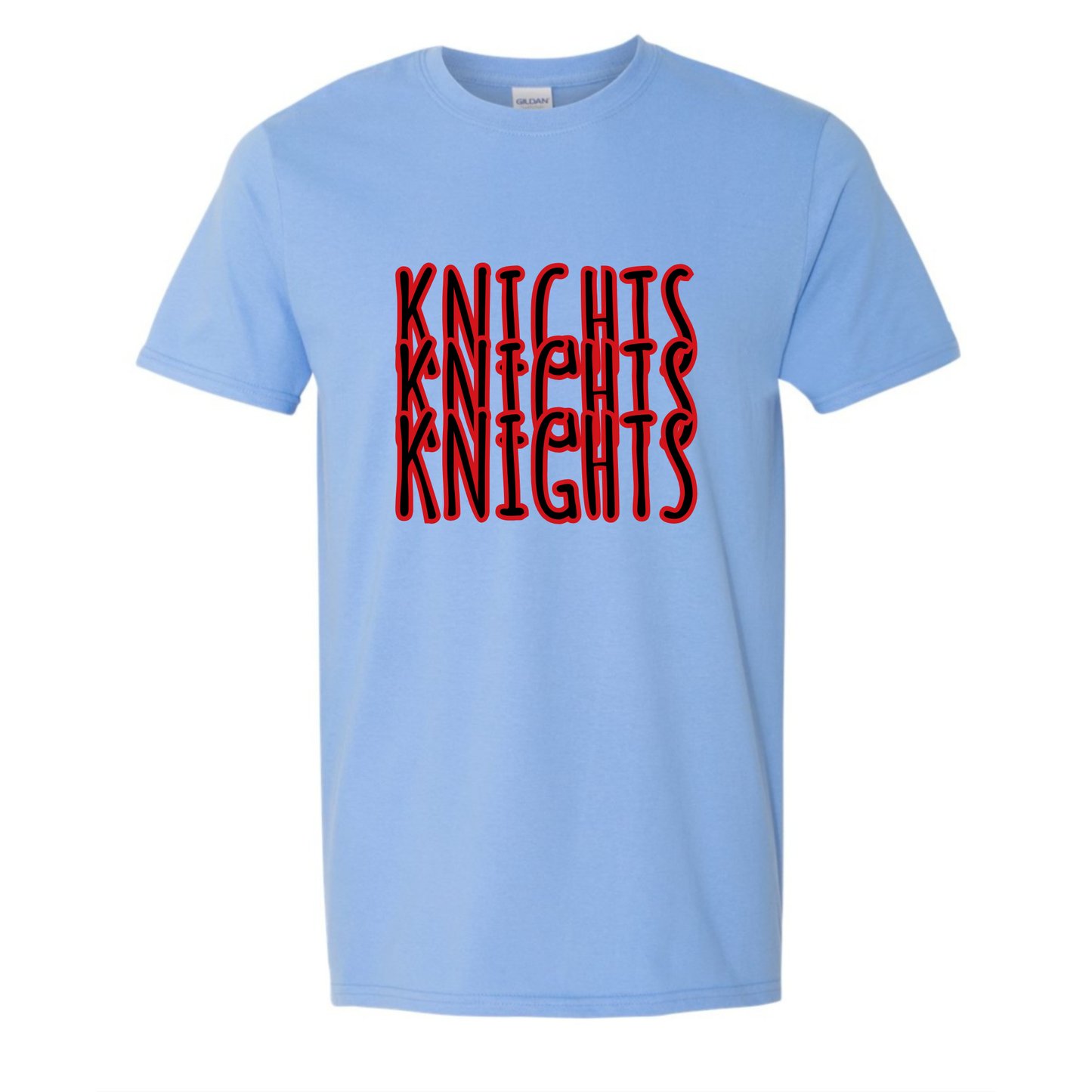 Knights tee - Light Blue