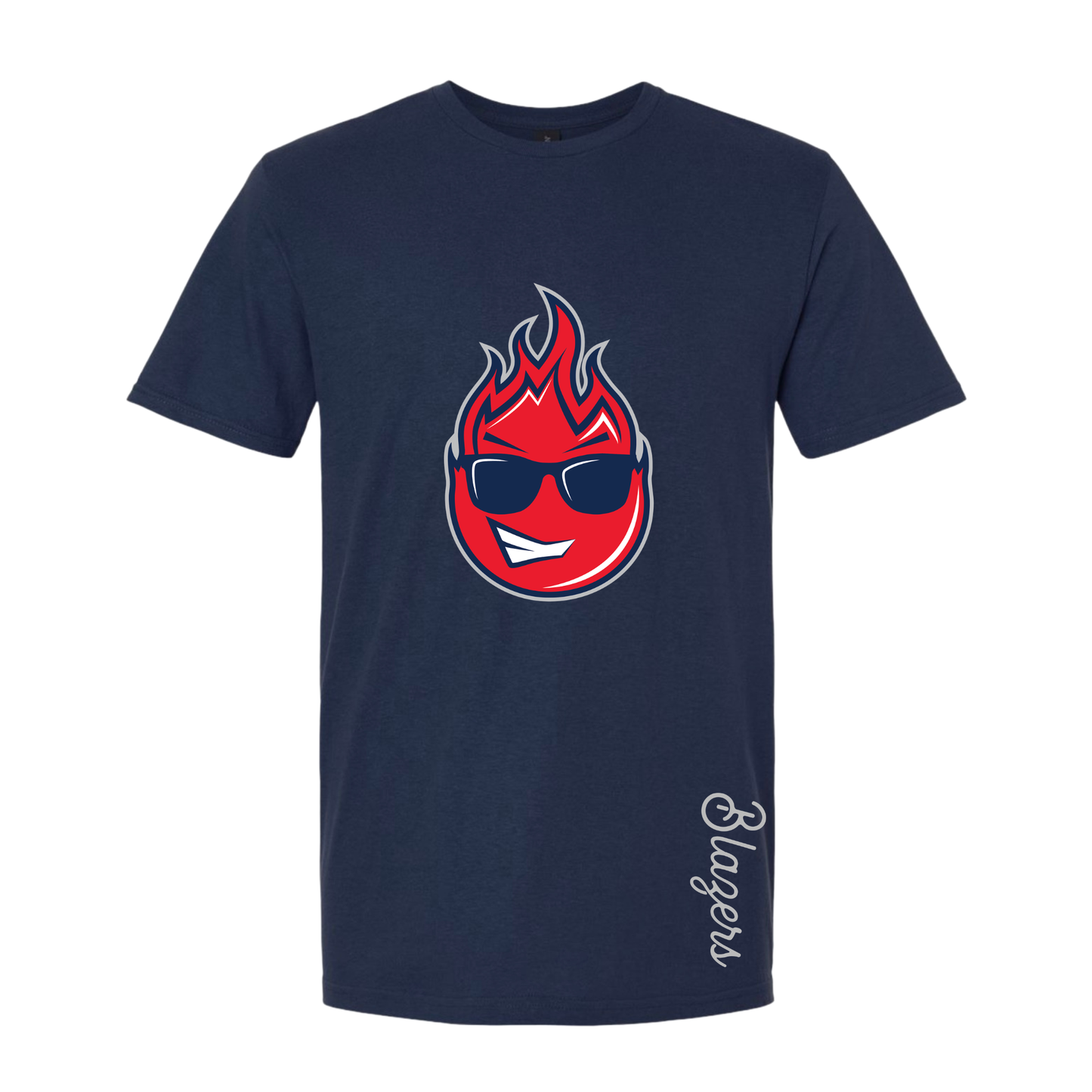 Blazers Fireball Tee - Navy