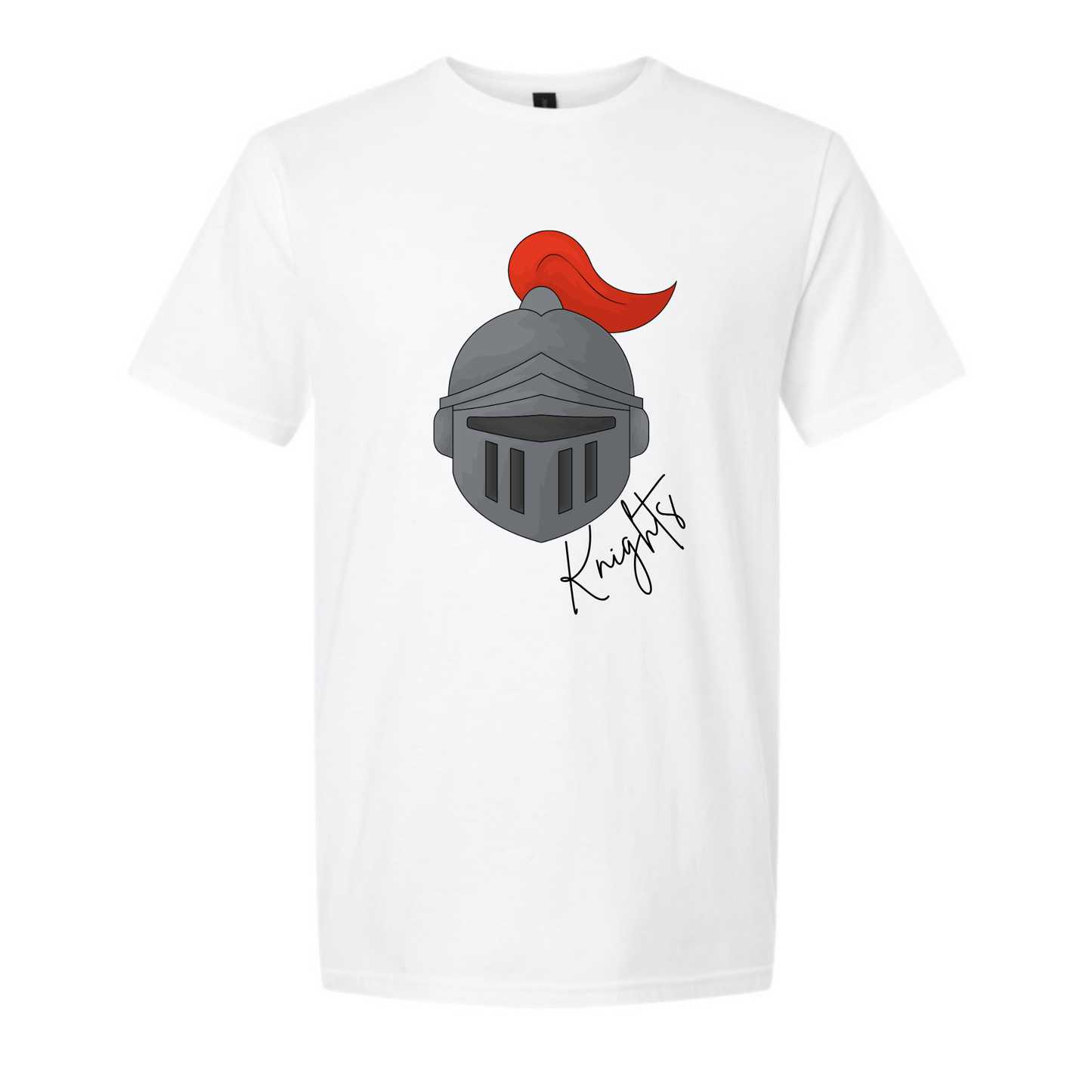 Sketched Knight tee - White