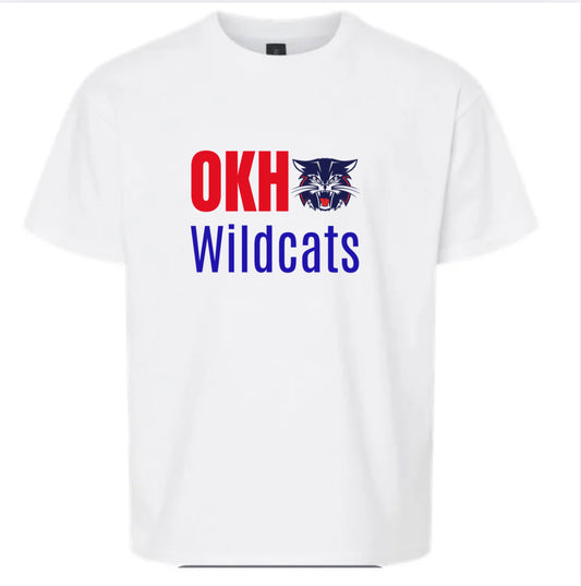 OKH Wildcats tee - White