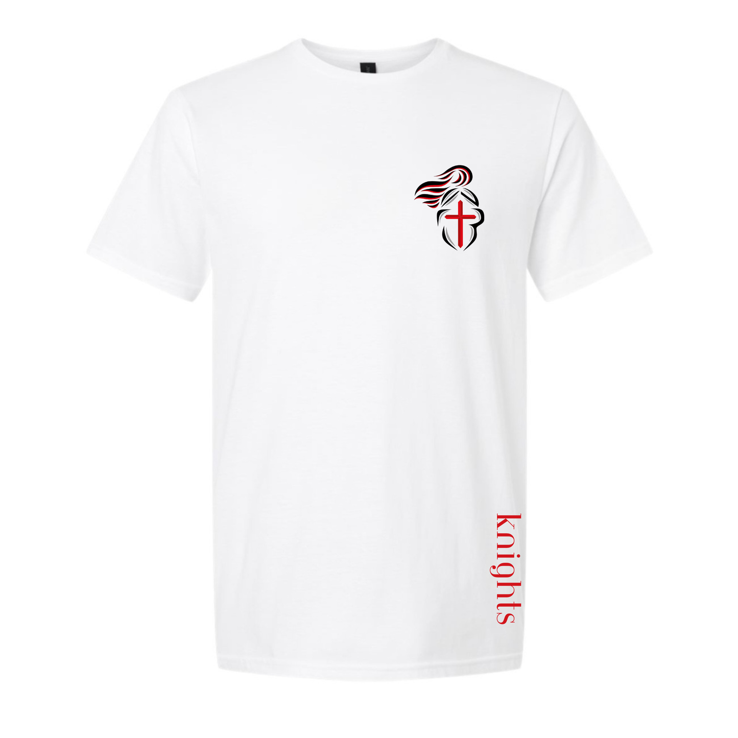 Knight Cross pocket tee - White