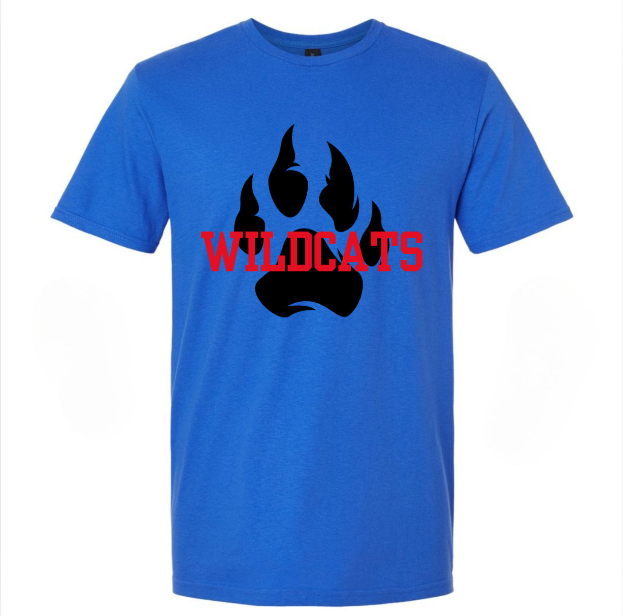 Wildcats Pawprint tee - Blue