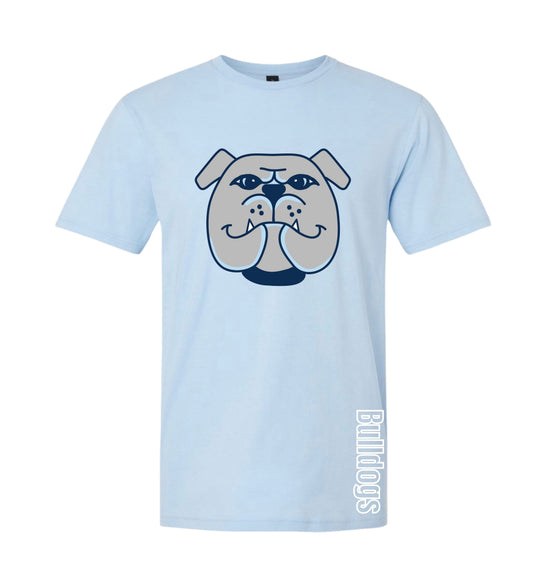 Bulldog tee - Light Blue