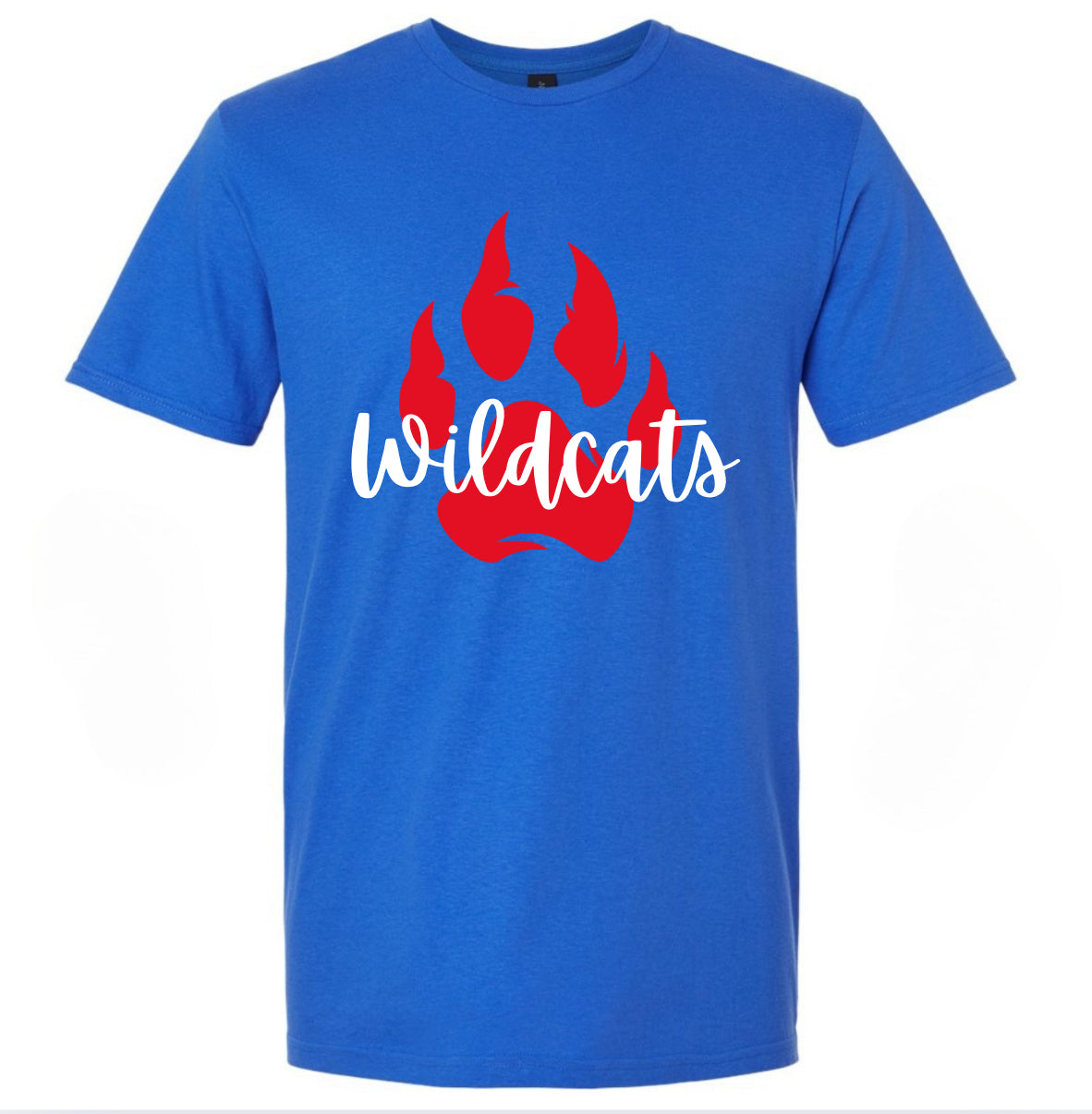 Wildcats Pawprint tee - Blue