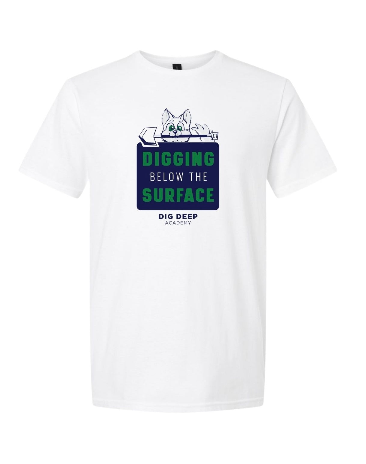 Digging Below the Surface Tee - White