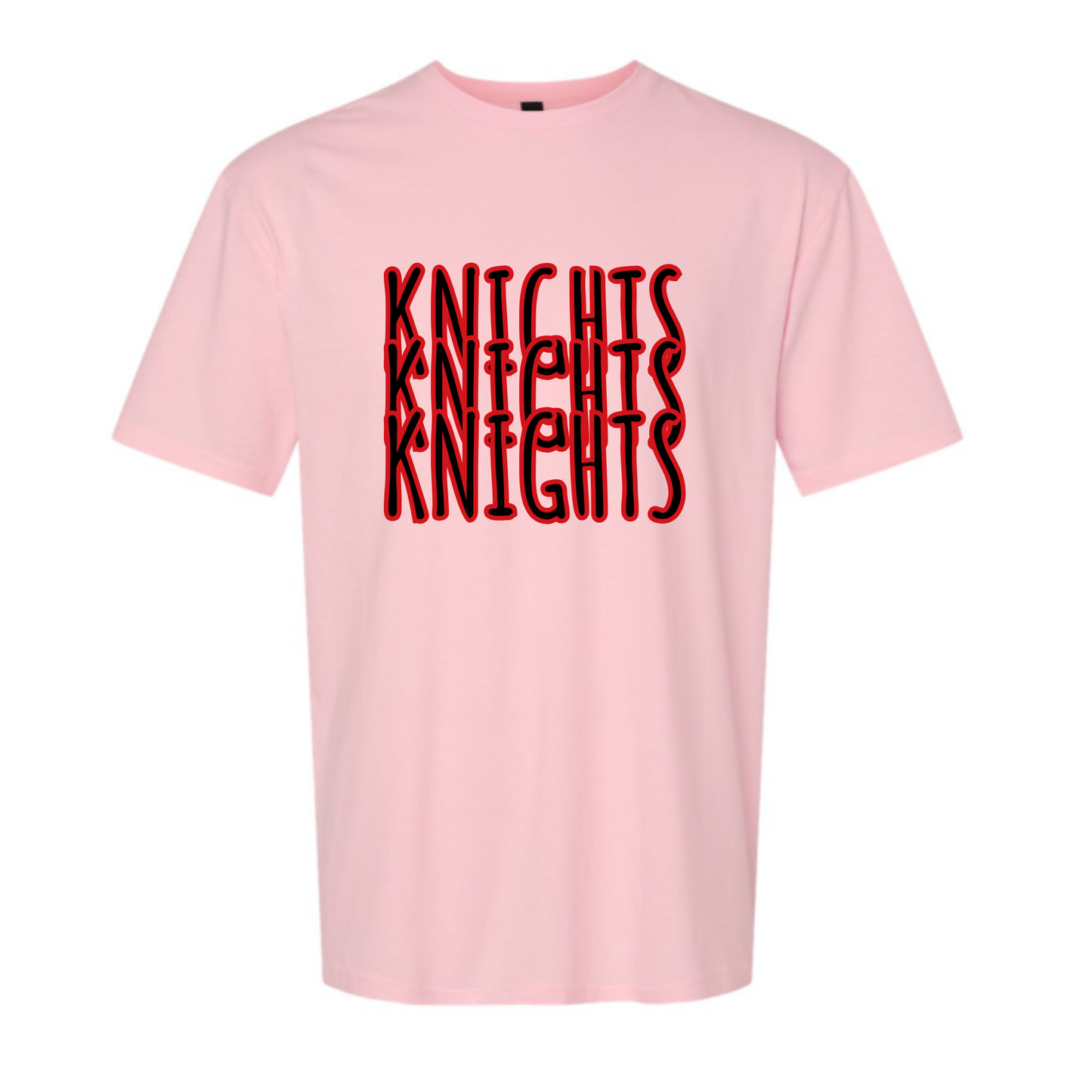 Knights tee - Light Pink