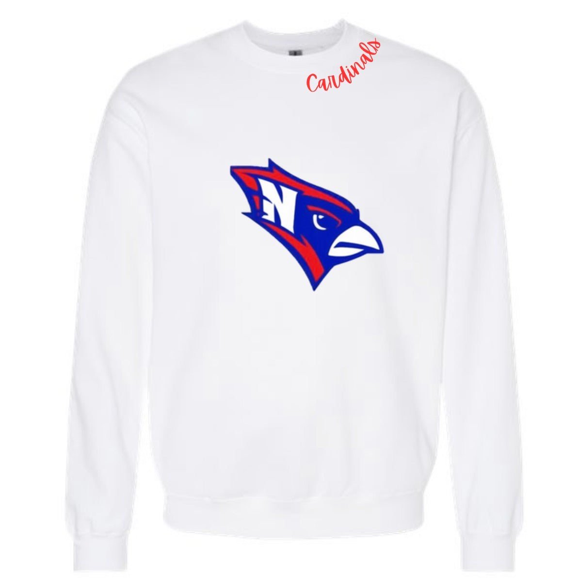 Cardinals Crewneck - White