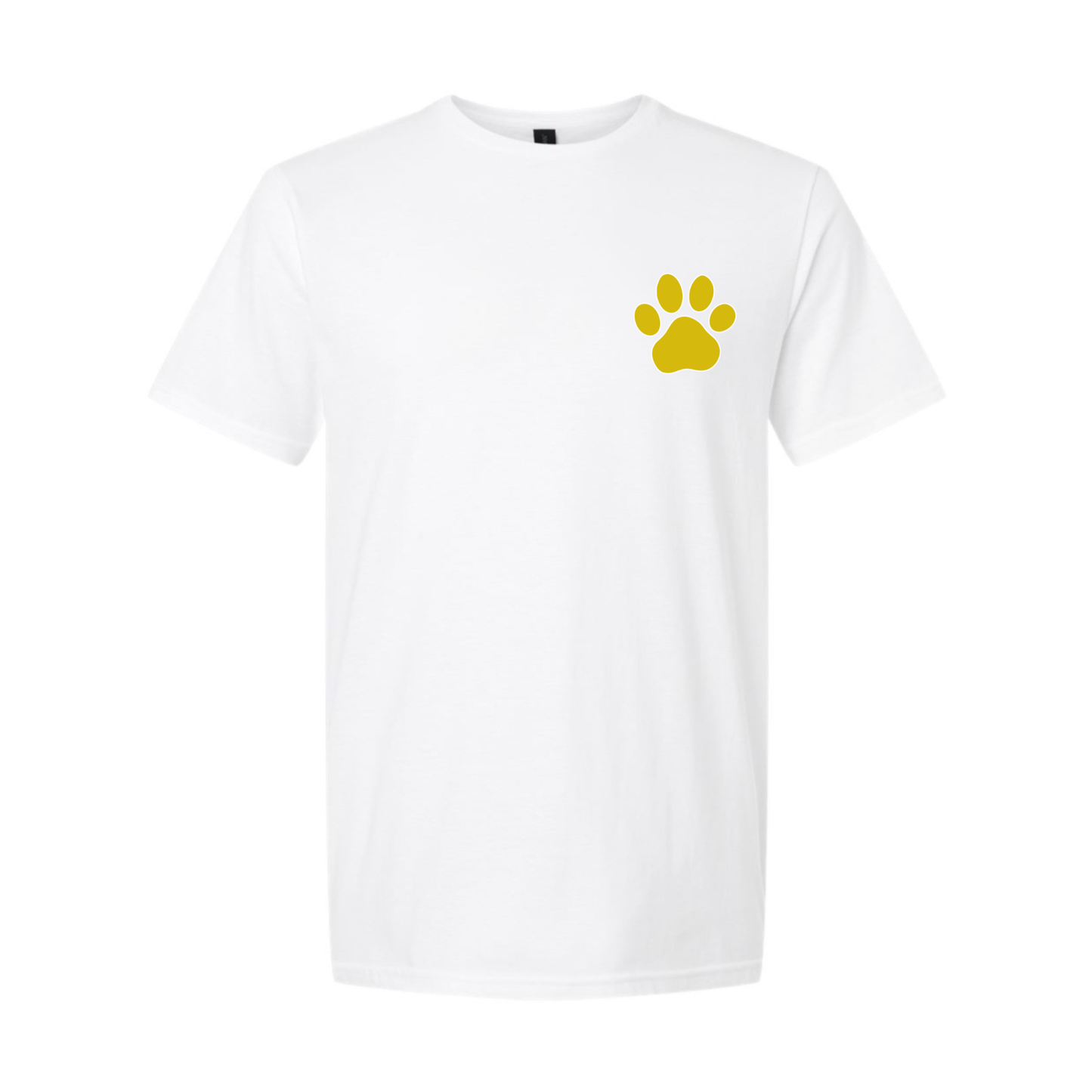 Tigers Paw Pocket Tee- White