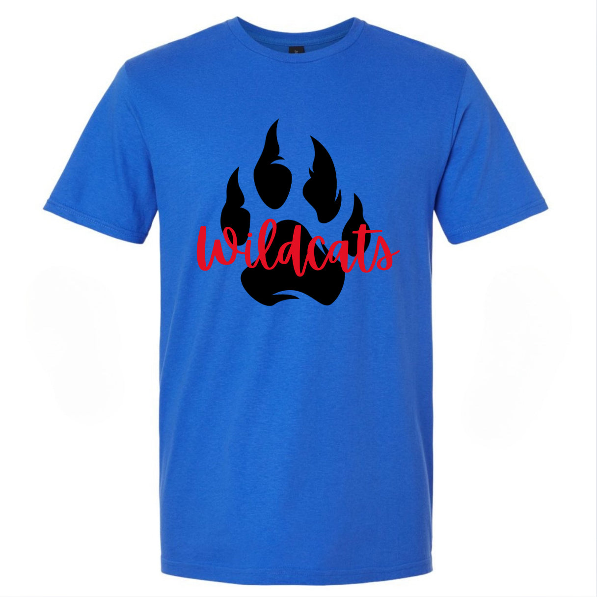 Wildcats Pawprint tee - Blue