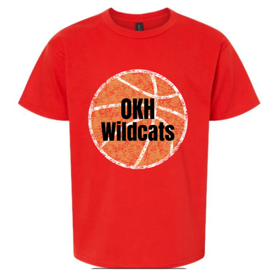 OKH Basketball tee - Red
