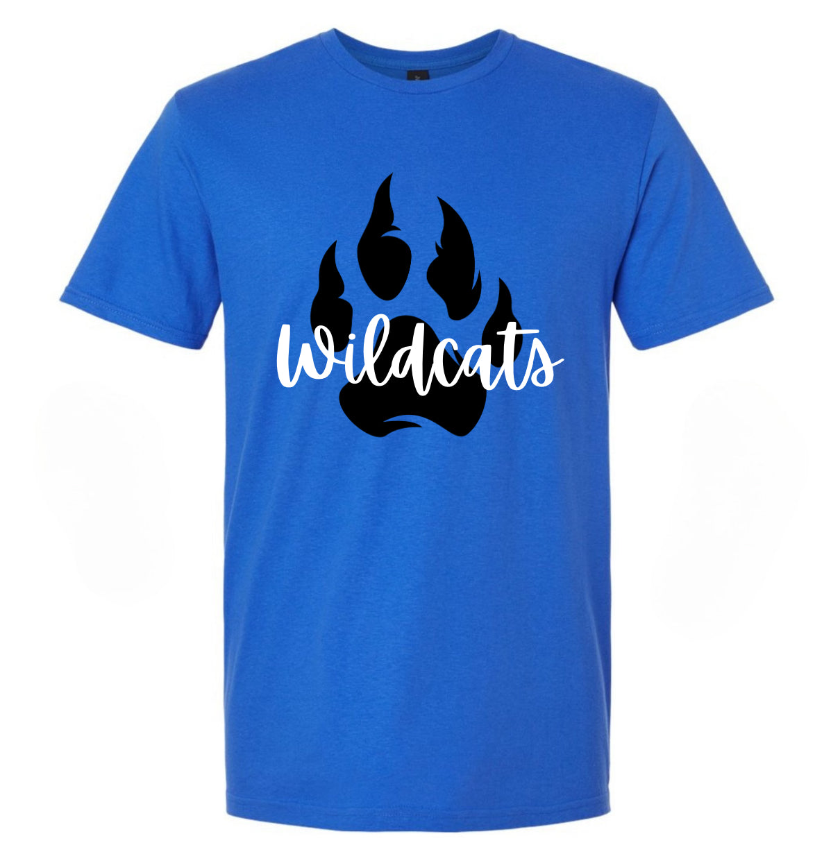 Wildcats Pawprint tee - Blue