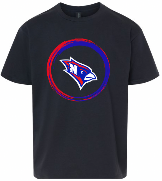 Cardinal Head Circle tee - Black