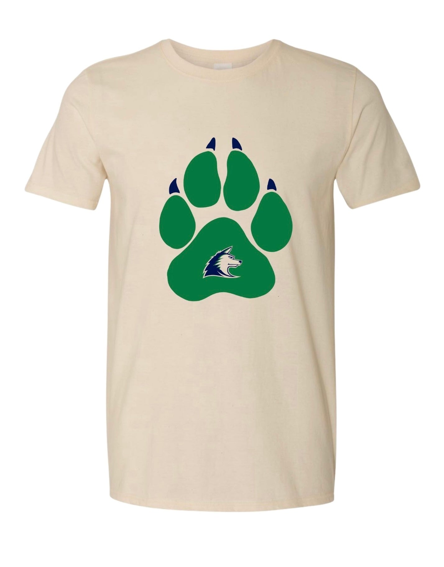 Huskies Paw tee - Natural