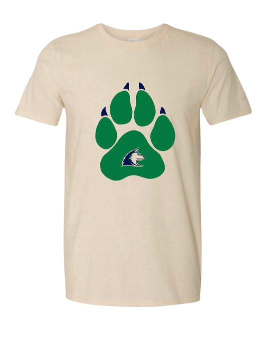Huskies Paw tee - Natural