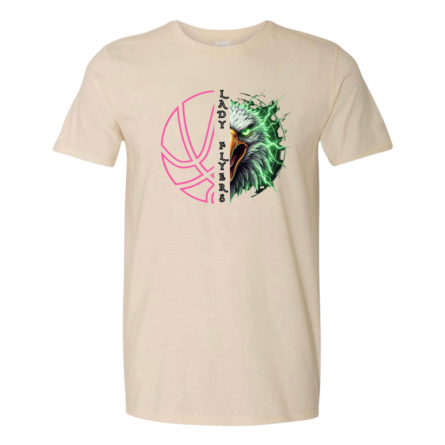 Lady Flyers Pink Ball Tee - Neutral