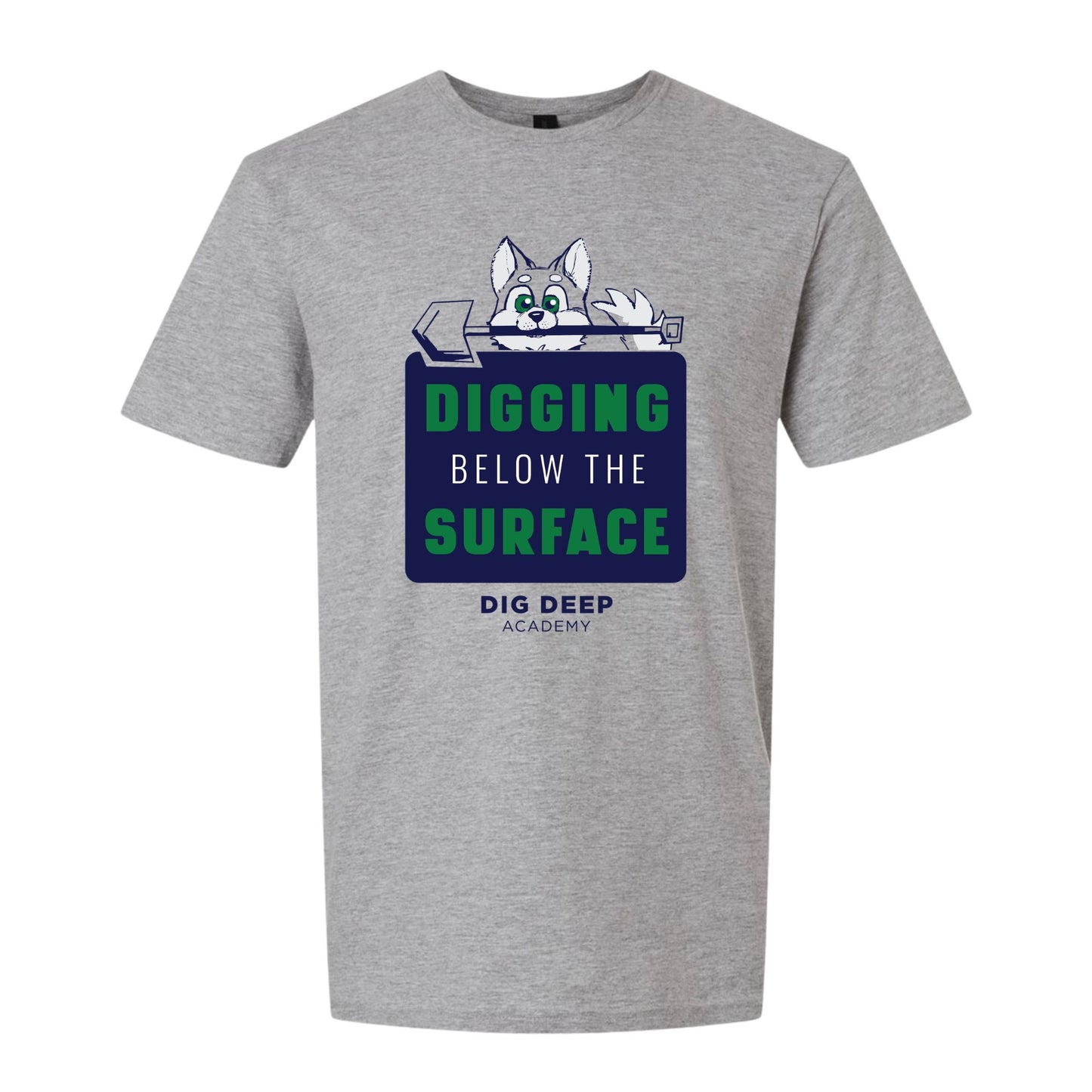 Digging Below the Surface Tee - Grey