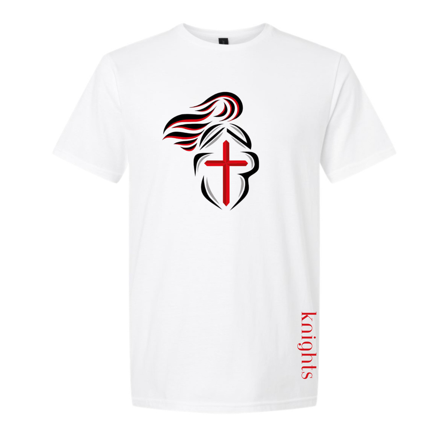 Knight Cross tee - White