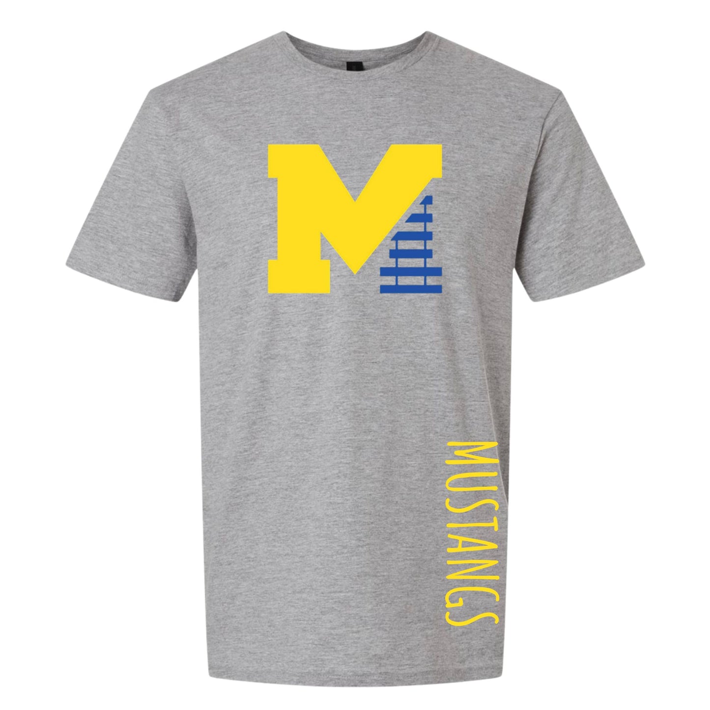 New Haven Mustangs Logo tee - Grey