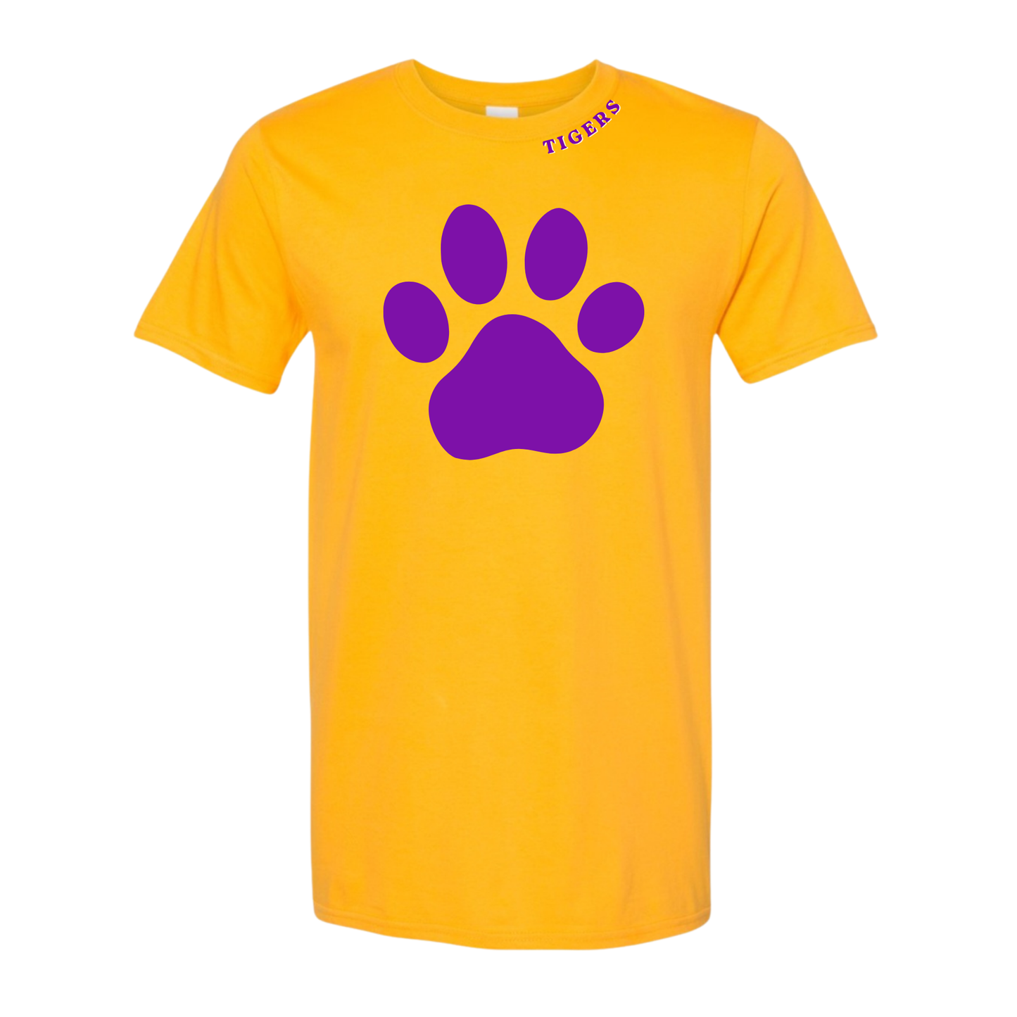 Tigers Paw Shirt - Gold