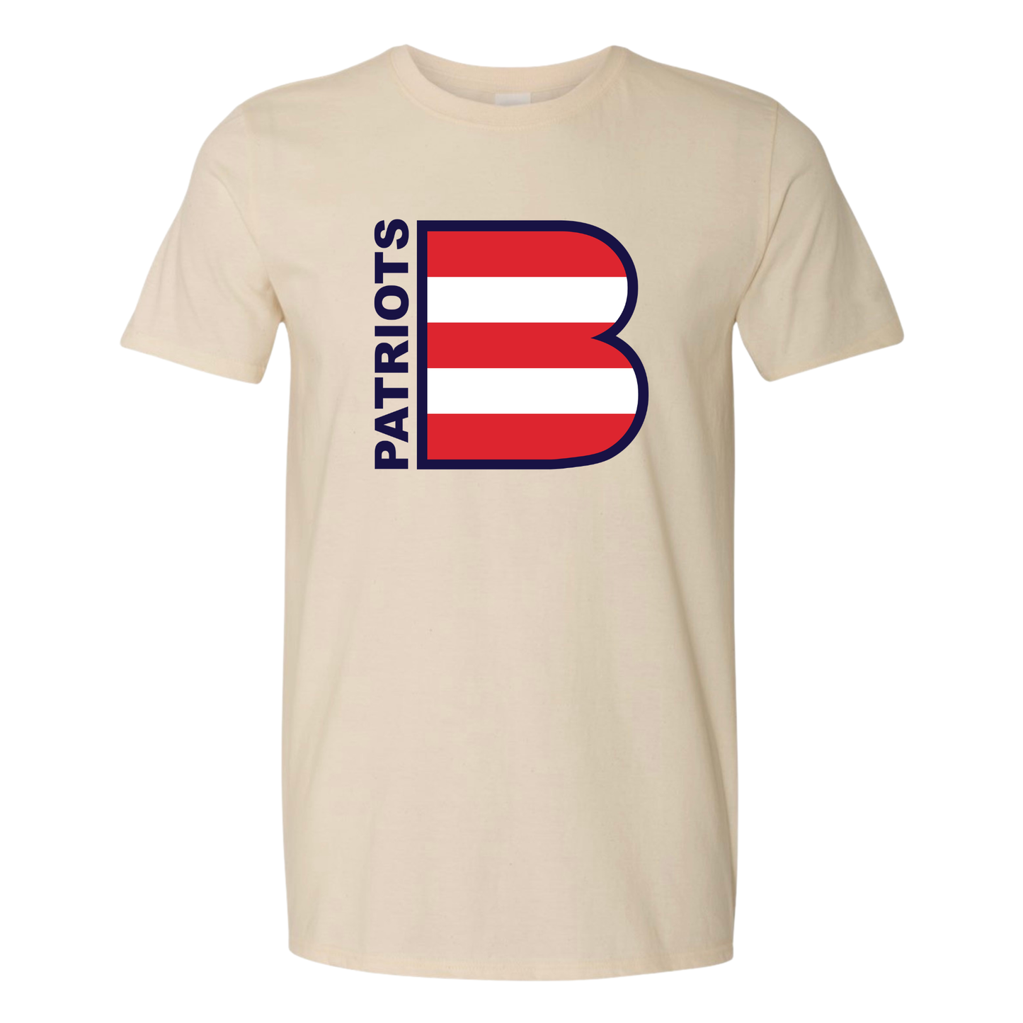 Striped B Patriots tee - Neutral