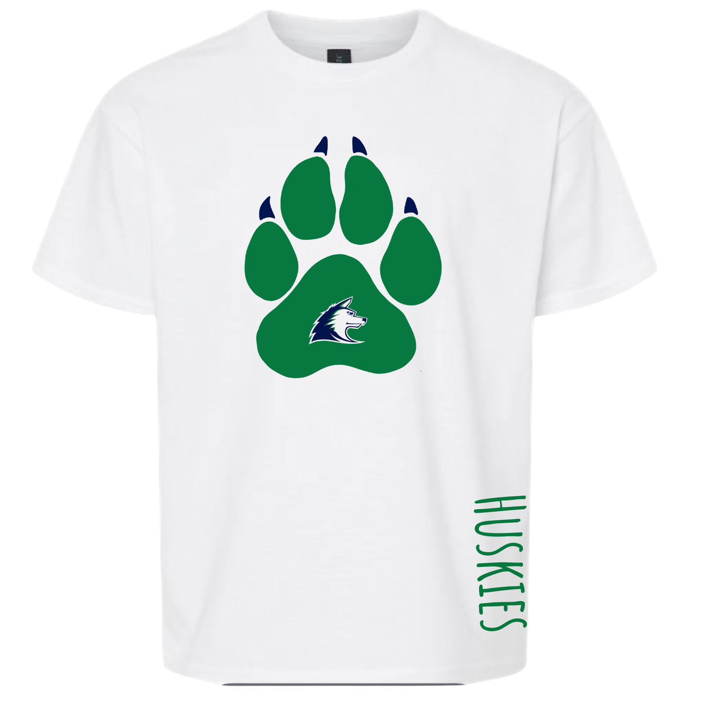 Huskies Paw Tee - White