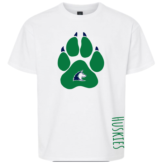 Huskies Paw Tee - White