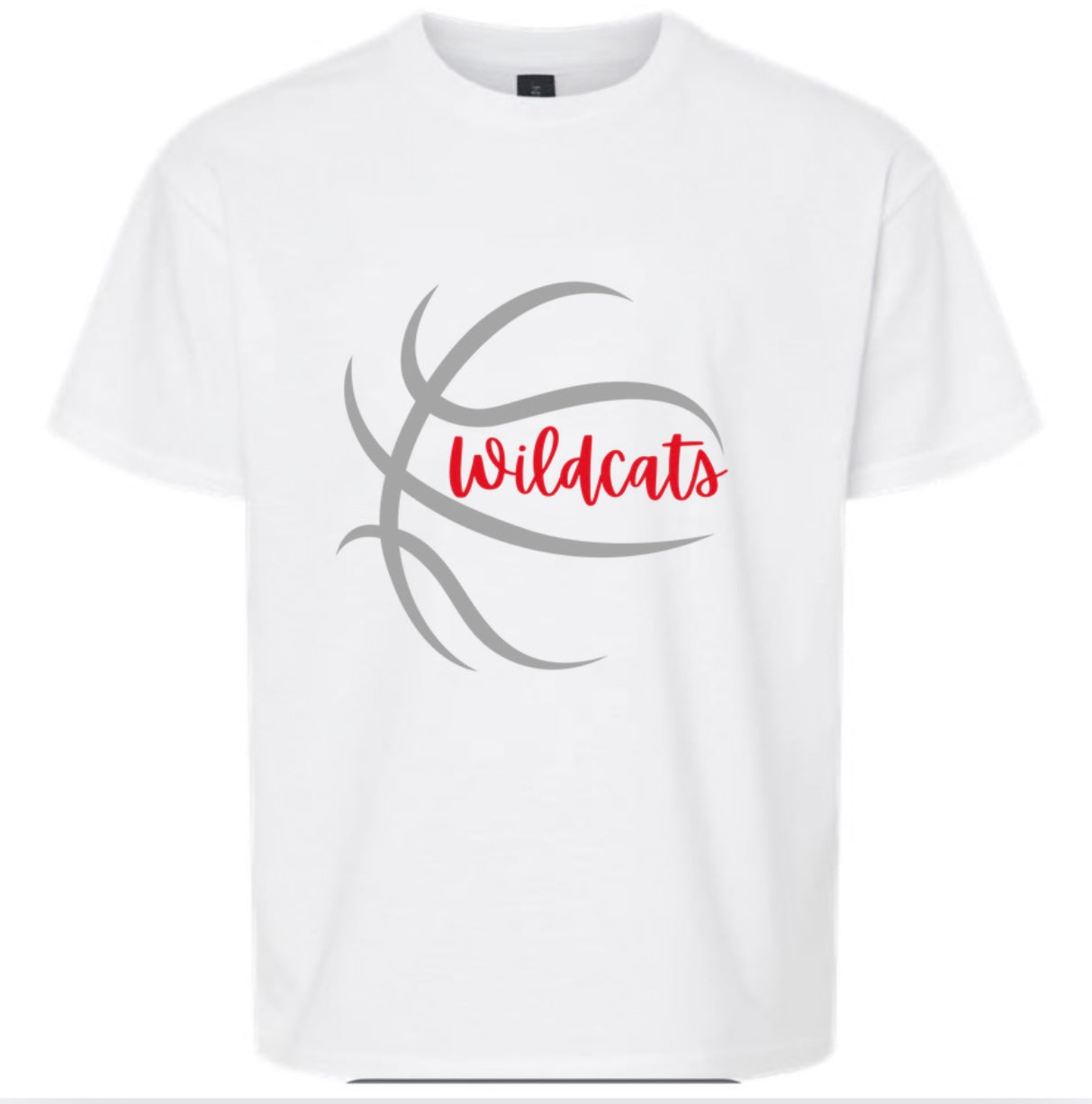 Wildcats Basketball tee - White