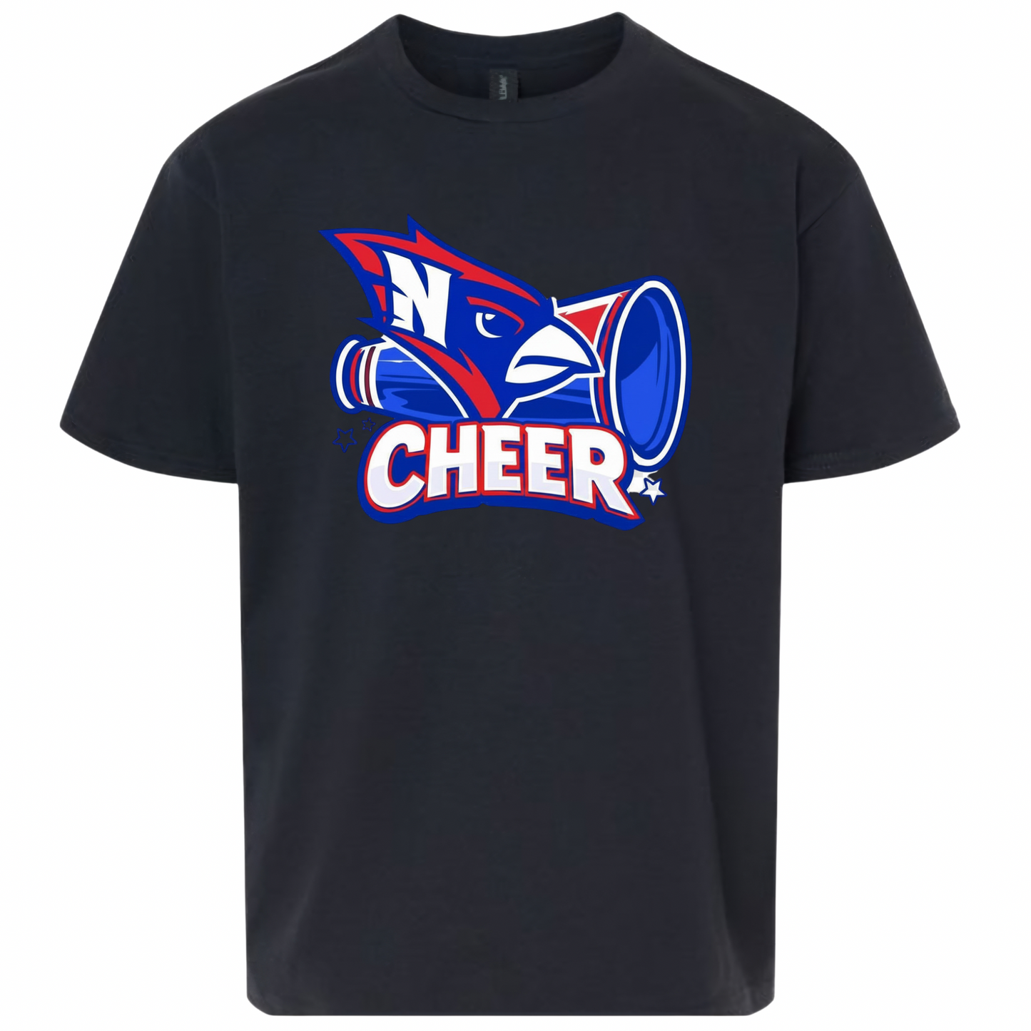 Cardinal Cheer Tee - Black